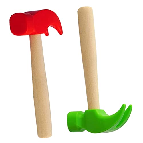 Milisten 2Stücke Hammer Roter und Holzhammer für Rollenspiele Lernspielzeug Hand Auge Koordination und Kreativität Kleine Baumeister Milisten 2Stücke Hammer Roter und Holzhammer für Rollenspiele Lernspielzeug Hand Auge Koordination und Kreativität Kleine Baumeister von Milisten
