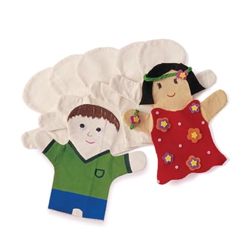 Milisten 2Stücke Handgemachtes Fingerpuppen Materialpaket Für Weiße Fingerpuppen Zubehör Für Kreative DIY Projekte Geschichtenerzählen Und Fantasievolles von Milisten