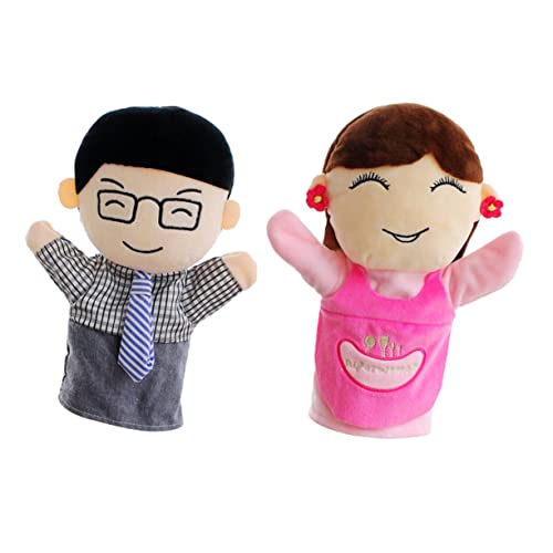 Milisten 2Stücke Handpuppen Familie Aus Plüsch Interaktive Puppen Für Geschichten Und Rollenspiele Mama Und Papa Puppen Milisten 2Stücke Handpuppen Familie Aus Plüsch Interaktive Puppen Für Geschichten Und Rollenspiele Mama Und Papa Puppen von Milisten