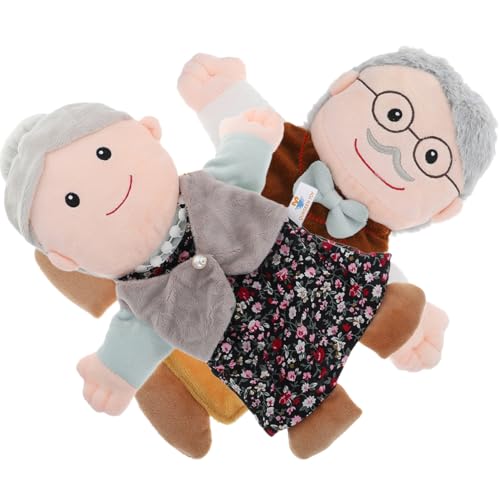 Milisten 2Stücke Handpuppen Für Realistische Figuren Für Interaktive Geschichtenerzählungen Eltern Junge Mädchen Aktivitäten Für Kreative Fantasie Sicheres Material Und Bequem von Milisten