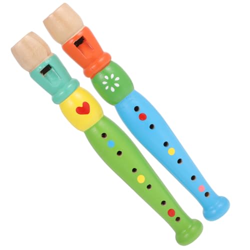Milisten 2Stücke Holz Musikinstrument Für Kleinkinder Der Kreativität Und Musikalität Leicht Und Tragbar Musikspielzeug Für Frühe Musikalische von Milisten