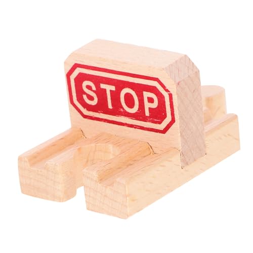 Milisten 2Stücke Holz Zug Stop Track für Holzeisenbahn Hölzerne Gleis Blöcke für Kreatives Fördert Logisches und Motorische Fähigkeiten von Kindern Milisten 2Stücke Holz Zug Stop Track für Holzeisenbahn Hölzerne Gleis Blöcke für Kreatives Fördert Logisches und Motorische Fähigkeiten von Kindern von Milisten