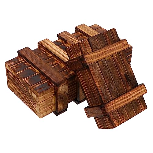 Milisten 2Stücke Holzbox mit Geheimen Intelligentes Puzzle für Fördert die Denkfähigkeit Tragbar und Langlebig für Gruppenaktivitäten und Rätselspaß Milisten 2Stücke Holzbox mit Geheimen Intelligentes Puzzle für Fördert die Denkfähigkeit Tragbar und Langlebig für Gruppenaktivitäten und Rätselspaß von Milisten