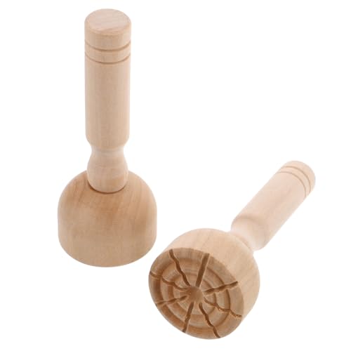 Milisten 2Stücke Holzgriff Tonstempel Handgeschnitzte Stempel für Kreative DIY Projekte mit Knetmasse und Langlebiges Werkzeug zur Künstlerischen Entwicklung Milisten 2Stücke Holzgriff Tonstempel Handgeschnitzte Stempel für Kreative DIY Projekte mit Knetmasse und Langlebiges Werkzeug zur Künstlerischen Entwicklung von Milisten