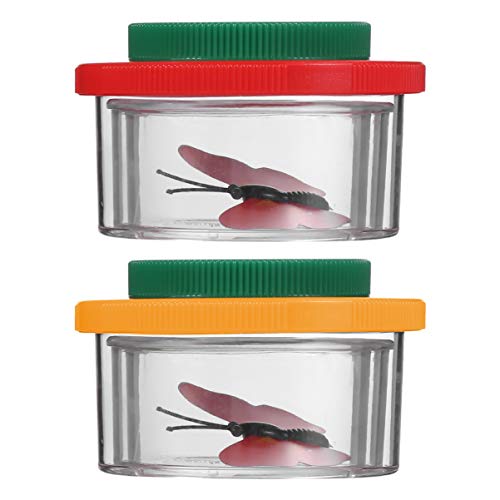 Milisten 2Stücke Insektenbeobachtungsbox Vergrößerung Faltbare Lupe für Outdoor Insekten für Naturerkundung und Wissenschaftliche Experimente von Milisten
