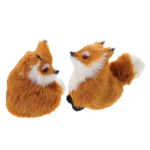 Milisten 2Stücke Mini Fuchs Plüschtiere Realistische Waldtier Figuren aus Weichem Kunstfell für Deko für Geburtstage Feiertage und Besondere Anlässe Milisten 2Stücke Mini Fuchs Plüschtiere Realistische Waldtier Figuren aus Weichem Kunstfell für Deko für Geburtstage Feiertage und Besondere Anlässe von Milisten