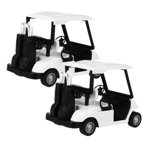 Milisten 2Stücke Mini Golfwagen Modellspielzeug Mit Rückziehmechanismus Detaillierte Nachbildung Für Büro Dekoration Und Golf Themenpartys Für Sammler Und Golfbegeisterte von Milisten