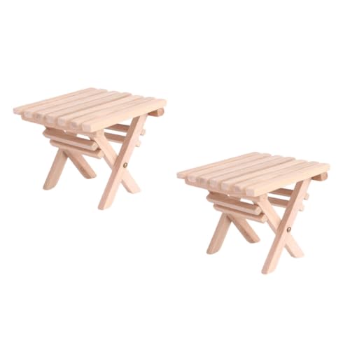 Milisten Faltbarer Kleiner Tisch 2 Stück Exquisiter Minitisch für Puppenhaus Miniaturmöbel Realistische Dekoration Zierlicher Klapptisch für Kleiner Hausornamente Milisten Faltbarer Kleiner Tisch 2 Stück Exquisiter Minitisch für Puppenhaus Miniaturmöbel Realistische Dekoration Zierlicher Klapptisch für Kleiner Hausornamente von Milisten