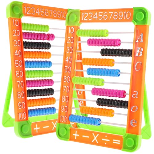 Milisten 2Stücke Plastik für Lernhilfe für Mathematik Rechenlernspielzeug für Kindergarten und Grundschule und Lehrreich Geschenkidee für Jungen und Mädchen von Milisten
