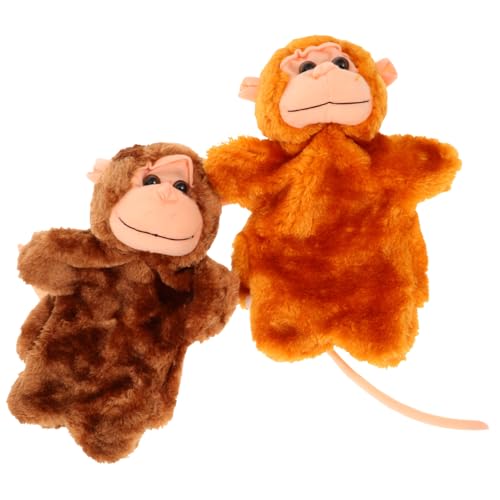 Milisten 2Stücke Realistische Handpuppen Für Lebensechte Monkeys Handspielzeug Für Interaktives Und Geschichtenerzählen Für Jungen Und Fördert Kreativität von Milisten