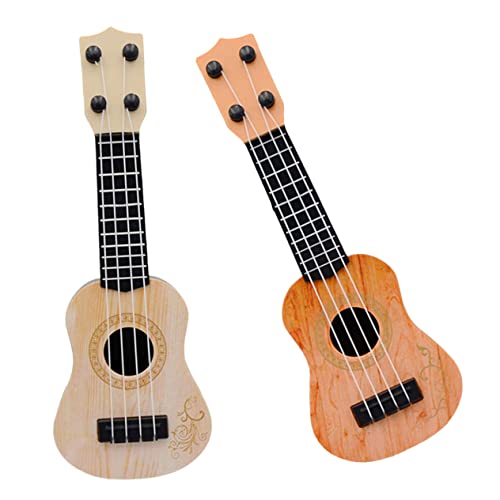 Milisten 2Stücke Teiliges Ukulele Saitige Ukulele für Kleinkinder Robustes und Sicheres Design Musikalische Frühförderung und Spielspaß für Jungen von Milisten