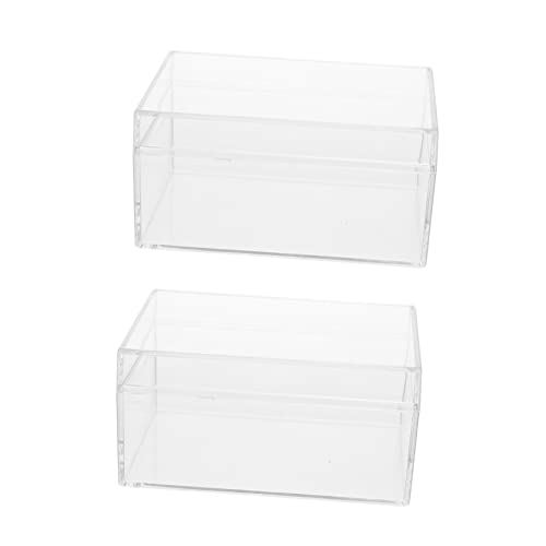 Milisten 2Stücke Transparente Pokerkarten Box Leere Aufbewahrungsbox für Karten Praktische und Durchsichtige Box für Spielkarten zur Lagerung und Organisation von Pokerkarten Milisten 2Stücke Transparente Pokerkarten Box Leere Aufbewahrungsbox für Karten Praktische und Durchsichtige Box für Spielkarten zur Lagerung und Organisation von Pokerkarten von Milisten