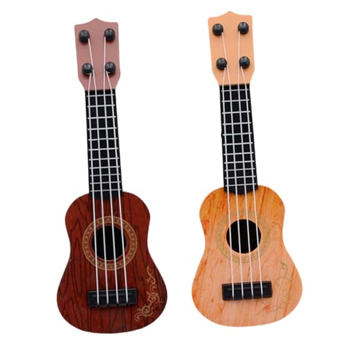 Milisten 2Stücke Ukulele für Frühe Musikerziehung Kreatives Musikinstrument für Jungen Musikinteresse von Milisten