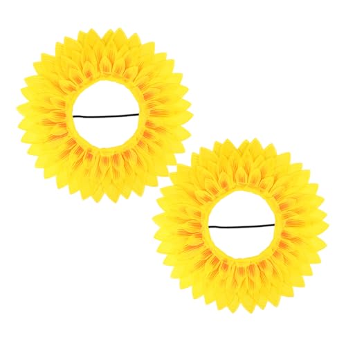 Milisten 2pcs Lustige Sonnenblumenkopfbedeckung Für Kinder Einzigartige Blumenhut Kostüm Für Kleinkind Süßer Sonnenblumenhut Für Kindergarten Cosplay Blume Kopfbedeckung Sommerparty von Milisten
