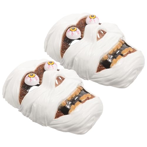 Milisten 2stücke Gruselige Halloween-maske Für Cosplay Und Maskerade Schaurige Requisiten Für Partys Und Auftritte Dekoration Für Halloween-feiern von Milisten