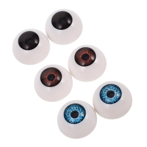 Milisten 3 Paare Puppenaugen Kuscheltier Sicherheitsaugen zum Häkeln Puppen-Augapfel aus Kunststoff Stofftieraugen zum Häkeln Augen für Handwerk handgefertigte Augäpfel aus Glas Plastik Milisten 3 Paare Puppenaugen Kuscheltier Sicherheitsaugen zum Häkeln Puppen-Augapfel aus Kunststoff Stofftieraugen zum Häkeln Augen für Handwerk handgefertigte Augäpfel aus Glas Plastik von Milisten