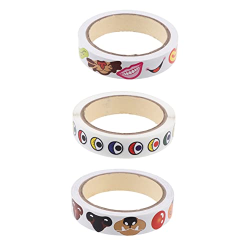 Milisten 3 Rollen farbige Aufkleber DIY Aufkleber DIY manuelle Aufkleber DIY Aufkleber basteln Cartoon-Kinderaufkleber -Cartoon-Aufkleber DIY Tapes Papier Milisten 3 Rollen farbige Aufkleber DIY Aufkleber DIY manuelle Aufkleber DIY Aufkleber basteln Cartoon-Kinderaufkleber -Cartoon-Aufkleber DIY Tapes Papier von Milisten