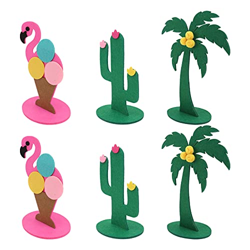 Milisten 3 Sätze Filz Flamingo Kokosnussbaum und Kaktus Tischdekoration Bunte Deko für Zuhause Büro und Partys Kreatives Bastelset für Erwachsene Milisten 3 Sätze Filz Flamingo Kokosnussbaum und Kaktus Tischdekoration Bunte Deko für Zuhause Büro und Partys Kreatives Bastelset für Erwachsene von Milisten