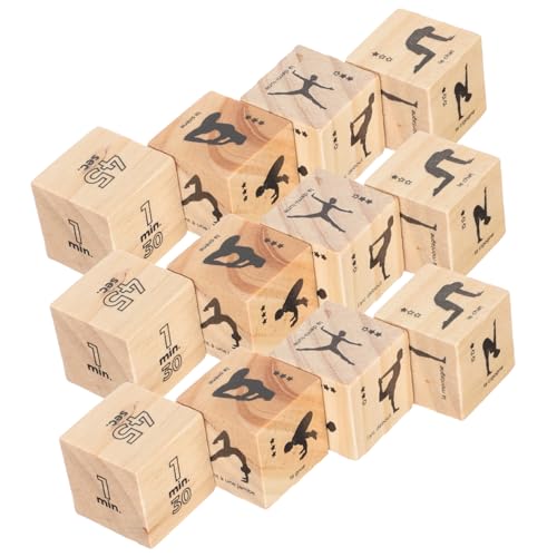 Milisten 3 Sätze Holzwürfel Kind Fitnesswürfel -Trainingspiel Übungswürfelspiel Sportspielzeug Übungsspiel Fitnessgeräte Brettspiele Würfel hölzern Milisten 3 Sätze Holzwürfel Kind Fitnesswürfel -Trainingspiel Übungswürfelspiel Sportspielzeug Übungsspiel Fitnessgeräte Brettspiele Würfel hölzern von Milisten