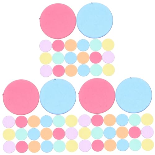 Milisten 3 Sätze Transparente Spielchips Zähler Für Bingo Und Lernspiele Praktische Kunststoff Marker Für Mathe Und Spiele Für Partys Und Unterricht 100 Stück * 3 von Milisten