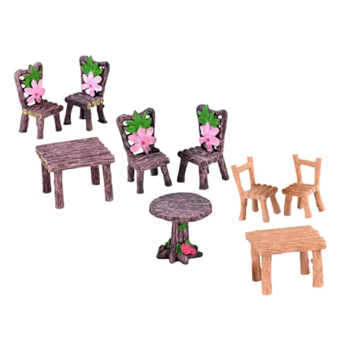 Milisten 3sätze Miniatur Tischstuhl Aus Resin Für Mikro Landschaften Teiliges Möbel Puppenhäuser Feengärten Und DIY Dekorationen Authentische Miniaturmöbel Und Blumendesign Milisten 3sätze Miniatur Tischstuhl Aus Resin Für Mikro Landschaften Teiliges Möbel Puppenhäuser Feengärten Und DIY Dekorationen Authentische Miniaturmöbel Und Blumendesign von Milisten