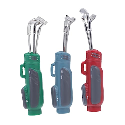 Milisten 3 Sets Minigolf Kleiner Dekorativer Golfschläger Golfbälle Miniaturgolf Mini Dekorationen Mini Schmuck Zartes Mini Ornament Miniatur Kleiner Golfschläger von Milisten