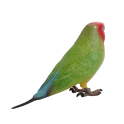 Milisten 3 Stck. Realistische Papagei Figurine Simuliertes Vogelspielzeug für Lernspielzeug für Vorschule Langlebiges Dekorationsobjekt für Kleine Hände von Milisten