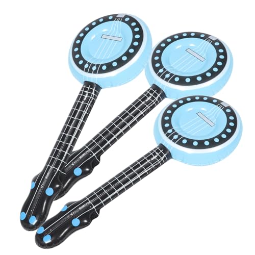 Milisten 3 Stück Aufblasbare Musikinstrumente Teiliges Banjo PVC Wiederverwendbar Leicht Tragbar Schnell Aufblasbar für Musikfans Party Requisiten und Festlichkeiten Milisten 3 Stück Aufblasbare Musikinstrumente Teiliges Banjo PVC Wiederverwendbar Leicht Tragbar Schnell Aufblasbar für Musikfans Party Requisiten und Festlichkeiten von Milisten