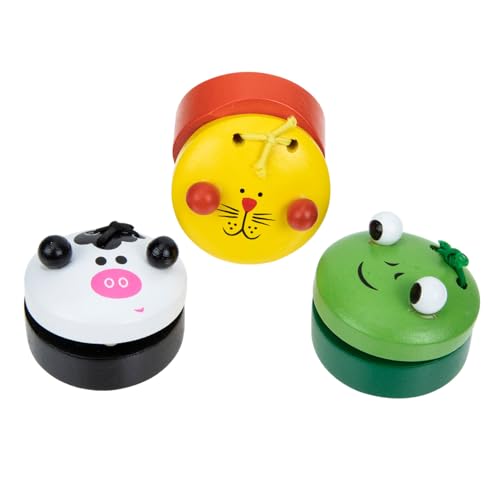 Milisten 3 Stück Bunte Holz Castanets Percussion Musikinstrument Holzspielzeug für Musikalische Früherziehung Handgerechte Fördert Rhythmusgefühl und Sensorische Entwicklung Milisten 3 Stück Bunte Holz Castanets Percussion Musikinstrument Holzspielzeug für Musikalische Früherziehung Handgerechte Fördert Rhythmusgefühl und Sensorische Entwicklung von Milisten