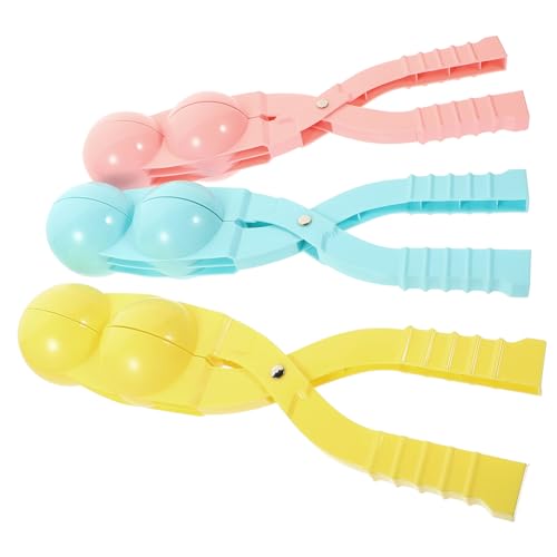 Milisten 3 Stück Clip Pack Große Doppelte Schneeballmacher Clips mit Griff für Winterspielzeug für Outdoor Aktivitäten Farbe Zufällig Zufällige Farbe Milisten 3 Stück Clip Pack Große Doppelte Schneeballmacher Clips mit Griff für Winterspielzeug für Outdoor Aktivitäten Farbe Zufällig Zufällige Farbe von Milisten