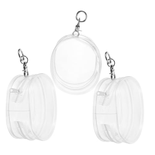 Milisten 3 Stück Doll Display Bag Teiliges Transparentes Puppentrage mit Schlüsselanhänger für Ausflüge Schützt Puppen und Sorgt für Einfache Sichtbarkeit für Spielzeugliebhaber von Milisten