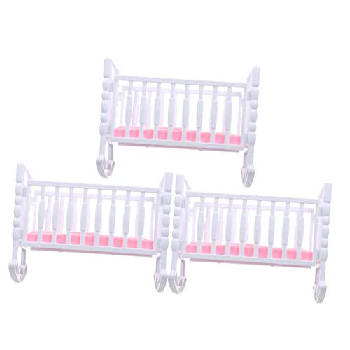 Milisten 3 Stück Doll Shaker Zubehör Kinderspielzeug Interaktives Mini House Prop Wiegenmodell Lernspielzeug Für Weiß Pp von Milisten