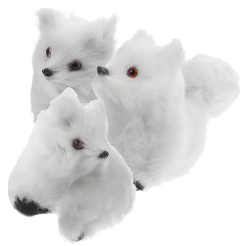 Milisten 3 Stück Fuchs Figuren Mini Fuchs Figur Plüsch Fuchs Statue Lebendige Mini Fuchs Statue Pelziger Fuchs Ornament Kleiner Fuchs Pelziges Tier Fuchs Entzückender Milisten 3 Stück Fuchs Figuren Mini Fuchs Figur Plüsch Fuchs Statue Lebendige Mini Fuchs Statue Pelziger Fuchs Ornament Kleiner Fuchs Pelziges Tier Fuchs Entzückender von Milisten