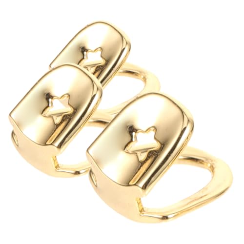 Milisten 3 Stück Goldene Zähnekappe Zahn Einzelne Grillkappe Zahndekorationen Im Rockstil Grills Für Ihre Zähne Einzelgrill Mit Oberen Zähnen Zahnkappe Zähneschmuck Zähnegrill Kupfer Milisten 3 Stück Goldene Zähnekappe Zahn Einzelne Grillkappe Zahndekorationen Im Rockstil Grills Für Ihre Zähne Einzelgrill Mit Oberen Zähnen Zahnkappe Zähneschmuck Zähnegrill Kupfer von Milisten