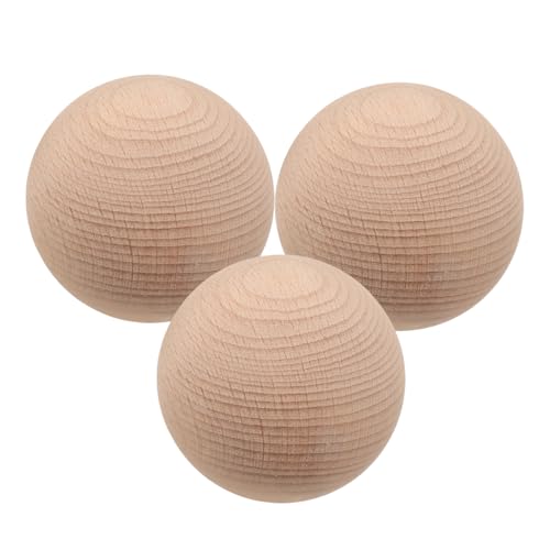 Milisten 3 Stück Golfkrocket Holzkugeln Holzkugelverzierungen Ersatz-Krocketbälle für Rasen Krocketbälle aus Holz Basteln und Bemalen von Bällen Holzbällchen Krocketball Buche Beige Milisten 3 Stück Golfkrocket Holzkugeln Holzkugelverzierungen Ersatz-Krocketbälle für Rasen Krocketbälle aus Holz Basteln und Bemalen von Bällen Holzbällchen Krocketball Buche Beige von Milisten