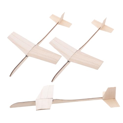 Milisten 3 Stück Holzgleitermodell Holzmodellbausatz Flugzeughandwerkskit Flugzeug Segelflugzeuge 3D-holzmodell Modellflugzeug Aus Holz Handgefertigtes Spielzeugkit Farbmodell Hölzern Milisten 3 Stück Holzgleitermodell Holzmodellbausatz Flugzeughandwerkskit Flugzeug Segelflugzeuge 3D-holzmodell Modellflugzeug Aus Holz Handgefertigtes Spielzeugkit Farbmodell Hölzern von Milisten