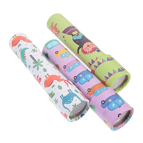 Milisten 3 Stück Kaleidoskope Pädagogisches für Kreative und Farbenerkennung Geeignet für Jungen und Mädchen Zufällige Designs für Lernspiele von Milisten