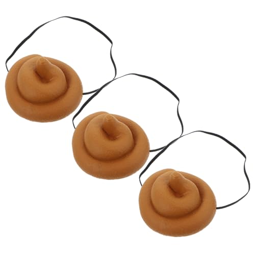 Milisten 3 Stück Kothut- Hüte gemacht funky Verrückter Hut Jungs Party Kopfbedeckung Kostümhut Poop-Hut-Streich-Requisite dekorativer Kothut Kot-Stirnband PVC Brown Milisten 3 Stück Kothut- Hüte gemacht funky Verrückter Hut Jungs Party Kopfbedeckung Kostümhut Poop-Hut-Streich-Requisite dekorativer Kothut Kot-Stirnband PVC Brown von Milisten