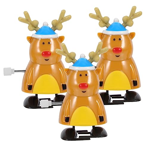 Milisten 3 Stück Lustige Aufziehspielzeuge Weihnachten Wind Up Party Deko Kleine Weihnachtsrenntiere Sichere Leichte Weihnachtsartikel Milisten 3 Stück Lustige Aufziehspielzeuge Weihnachten Wind Up Party Deko Kleine Weihnachtsrenntiere Sichere Leichte Weihnachtsartikel von Milisten
