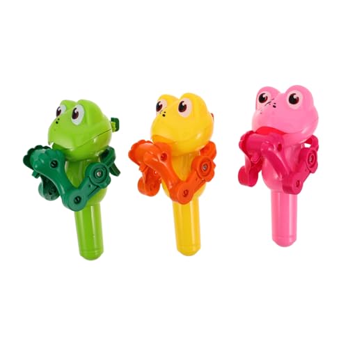Milisten 3 Stück Frosch Lutschermaschine Spielzeug Junge Mädchen Lutscherbehälter Aufbewahrungsbox Für Junge Mädchen Geburtstagsdekorationen Dekorationen Dinosaurier-saugerhalter-Spielzeug von Milisten