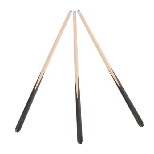 Milisten 3 Stück Mini-Pool-Queue Kurze Hinweise Pool-Stick für kurzes Billard-Queue kurzer Poolstock Mini-Pool-Stick Cue-Sticks Poolstange Kurze Poolstöcke Holz von Milisten