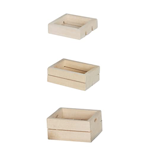 Milisten 3 Stück Miniatur Holzrahmen Teiliges DIY Miniatur Obst und Gemüsekisten Puppenhaus Dekoration Realistisch Gestaltetes Holzspielzeug für Lernspielzeug und Fotorequisiten Milisten 3 Stück Miniatur Holzrahmen Teiliges DIY Miniatur Obst und Gemüsekisten Puppenhaus Dekoration Realistisch Gestaltetes Holzspielzeug für Lernspielzeug und Fotorequisiten von Milisten
