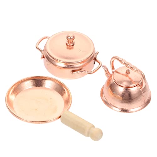 Milisten 3 Stück Minitopf Werkzeug Mini-Puppenhaus-Zubehör Puppenhaus-Miniaturen Mini-Kochgeschirr für Herdplatten Mini House Prop Mini-Dekoration Aluminiumlegierung Golden Milisten 3 Stück Minitopf Werkzeug Mini-Puppenhaus-Zubehör Puppenhaus-Miniaturen Mini-Kochgeschirr für Herdplatten Mini House Prop Mini-Dekoration Aluminiumlegierung Golden von Milisten
