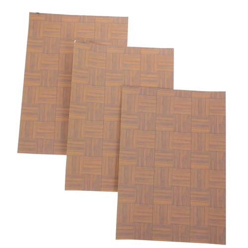 Milisten 3stücke Miniature Bodenbeläge Für Puppenhäuser Selbstklebende Fliesen Mit Holzoptik Für Wohnzimmer Küche Badezimmer Und Schlafzimmer Kreatives DIY Zubehör Milisten 3stücke Miniature Bodenbeläge Für Puppenhäuser Selbstklebende Fliesen Mit Holzoptik Für Wohnzimmer Küche Badezimmer Und Schlafzimmer Kreatives DIY Zubehör von Milisten