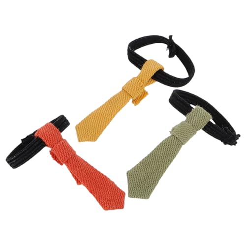 Milisten 3 Stück Puppenkrawatte Action Puppenhaus Krawatte Mini Action Vorgebundene Krawatte Mini Puppen Vorgebundene Krawatte Mini Zubehör Für Puppen Mini Action Puppen Krawatte Mini von Milisten