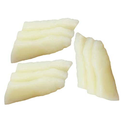 Milisten 3 Stück Requisiten für Meeresfrüchte Modell künstlich gefälscht Lebensmittelspielzeug Prop -Fisch Simulation von Fischmodellen lebensechte Fischscheiben PVC Weiß Milisten 3 Stück Requisiten für Meeresfrüchte Modell künstlich gefälscht Lebensmittelspielzeug Prop -Fisch Simulation von Fischmodellen lebensechte Fischscheiben PVC Weiß von Milisten