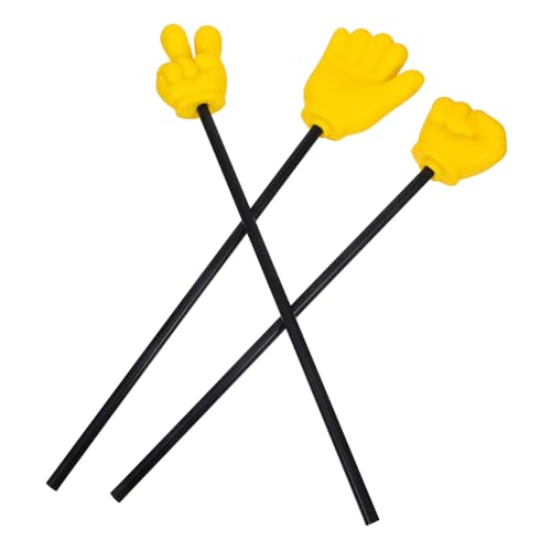 Milisten 3 Stück Scherenspiel -Requisiten Lehr-Zeigerstock Zeigerstäbe Finger-Ratespiel- Fingerzeigerstab Zeigestock Party-Fingerzeige Klassenhelfer Schaum Yellow Milisten 3 Stück Scherenspiel -Requisiten Lehr-Zeigerstock Zeigerstäbe Finger-Ratespiel- Fingerzeigerstab Zeigestock Party-Fingerzeige Klassenhelfer Schaum Yellow von Milisten
