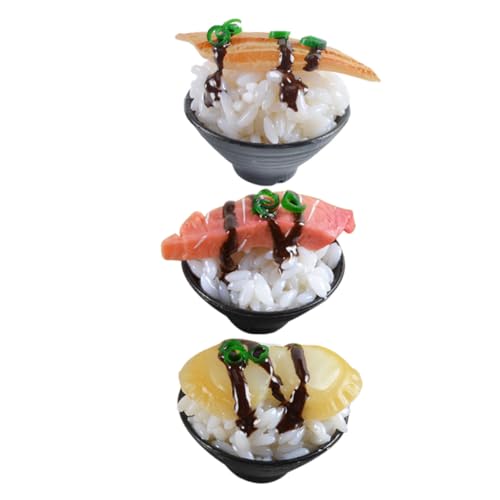 Milisten 3 Stück Simulierte Sushi -Spielzeuge falsches Essen Simulation Lebensmittelmodell Essen vorgeben Lebensmittelmodell Sushi-Reis-Spiel Kinderspielzeug PVC Milisten 3 Stück Simulierte Sushi -Spielzeuge falsches Essen Simulation Lebensmittelmodell Essen vorgeben Lebensmittelmodell Sushi-Reis-Spiel Kinderspielzeug PVC von Milisten