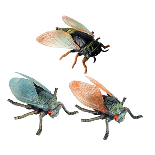 Milisten 3 Stück Simuliertes Zikadenmodell Dekorative Ornamente Schreibtisch Zikadenstatue Dekorstatue Für Heimdekoration Zikadendekorationen Tischdekoration Milisten 3 Stück Simuliertes Zikadenmodell Dekorative Ornamente Schreibtisch Zikadenstatue Dekorstatue Für Heimdekoration Zikadendekorationen Tischdekoration von Milisten