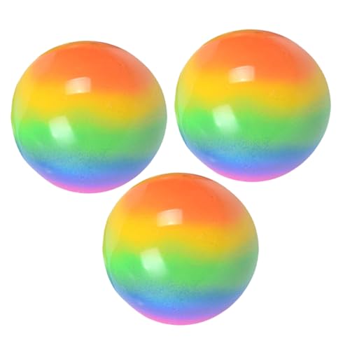 Milisten 3 Stück Stressbälle Elastische Dehnbare Squeeze spielzeuge zur Druckreduzierung Handliche Anti Stress bälle für Erwachsene Entspannen von Milisten